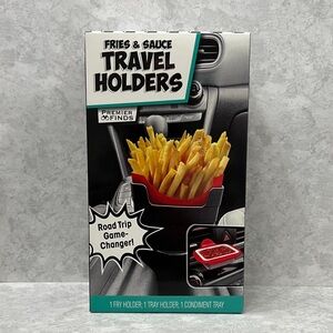 New In Box Travel French Fry/ Chicken Nugget & Dipping Sauce Holder